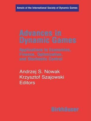 cover image of Advances in Dynamic Games